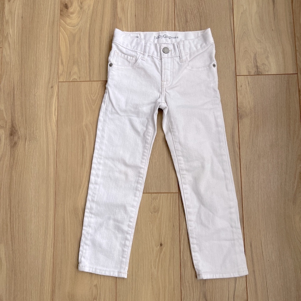 Gap white 5T kids skinny jeans